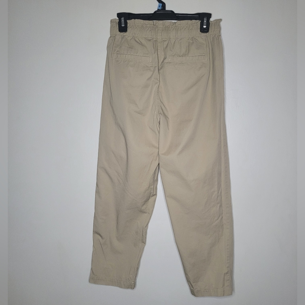 LOFT Chino Pants Womens Small Chino Casual Oxford Classic Preppy Tie Waist Easy - Picture 2 of 11